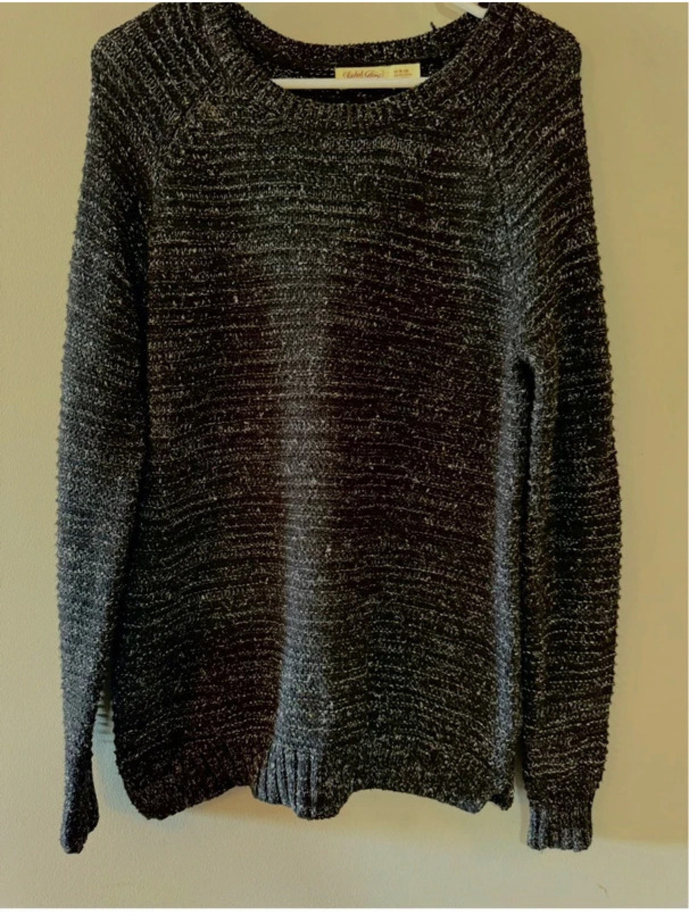 Faded Glory Black Sweater Size Medium